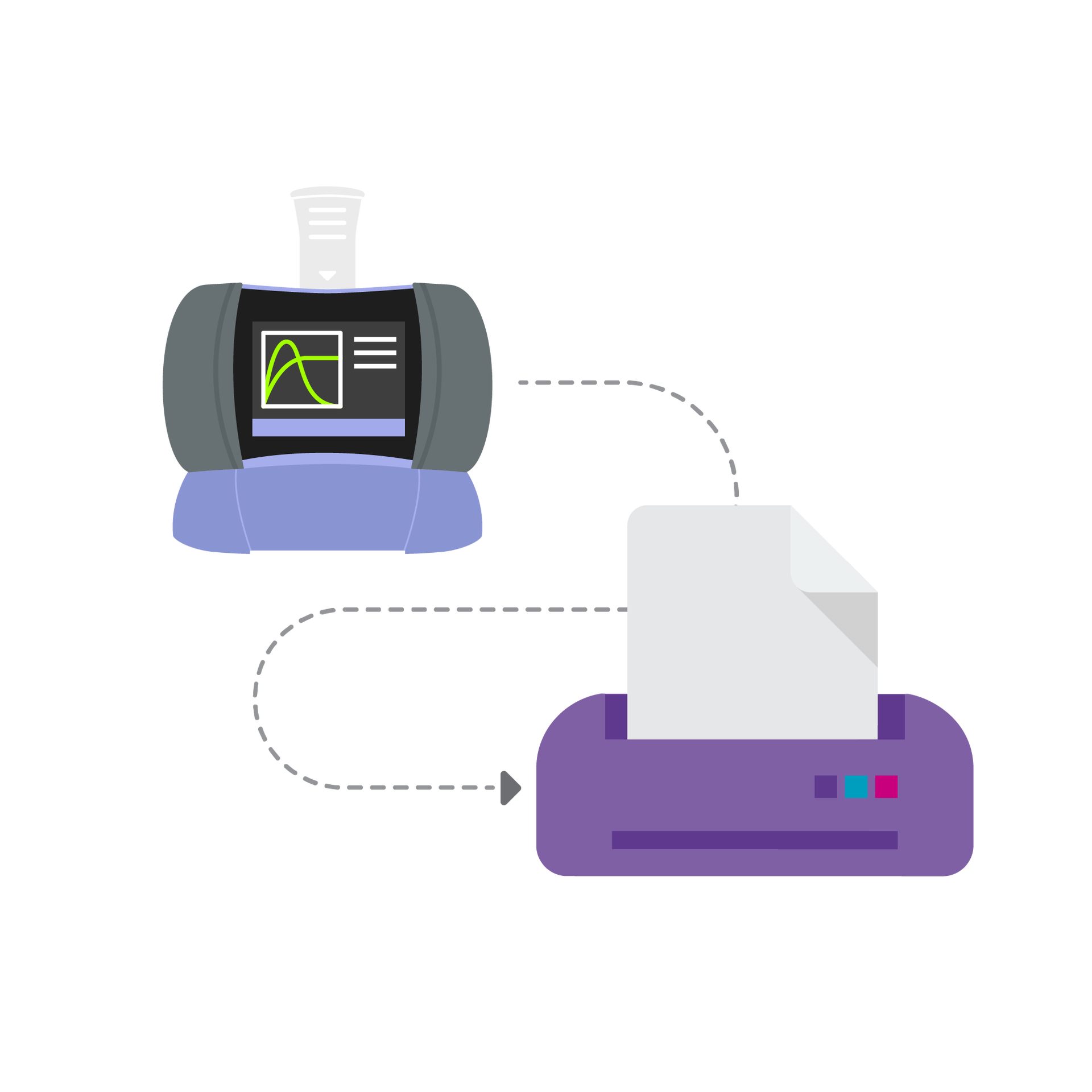 EasyOne spirometer printer capabilities