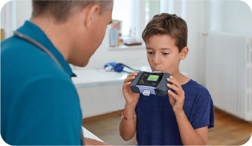 pediatric performing spirometry